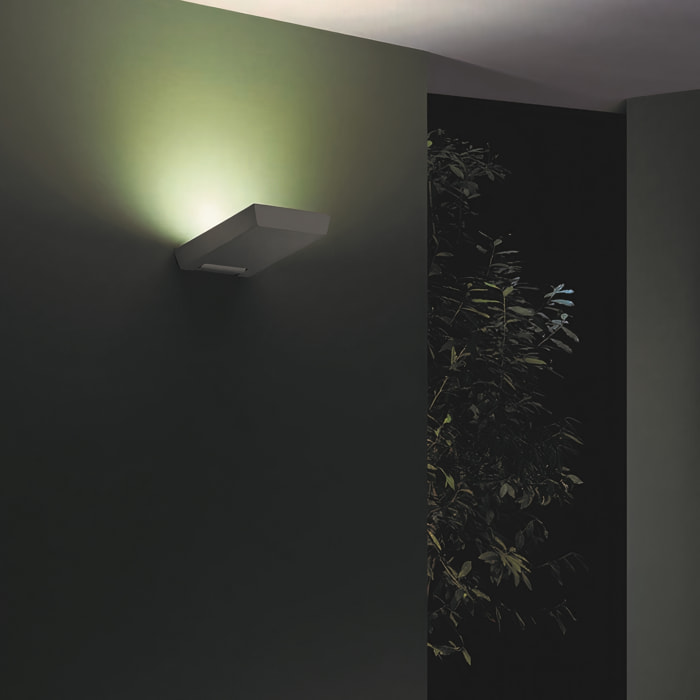 LEDS C4 Proyector Ip66 Blade Small Led 12W Blanco Neutro - 4000K On-Off Gris 1170Lm