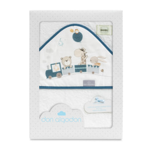 Capa de Baño Don Algodón Bambú Jirafa Tren