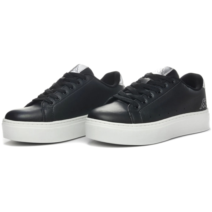 Kappa - Sneakers Mujer Negro - Logo Isabel