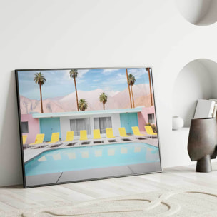 Affiche californie Une Journée à la piscine Affiche seule