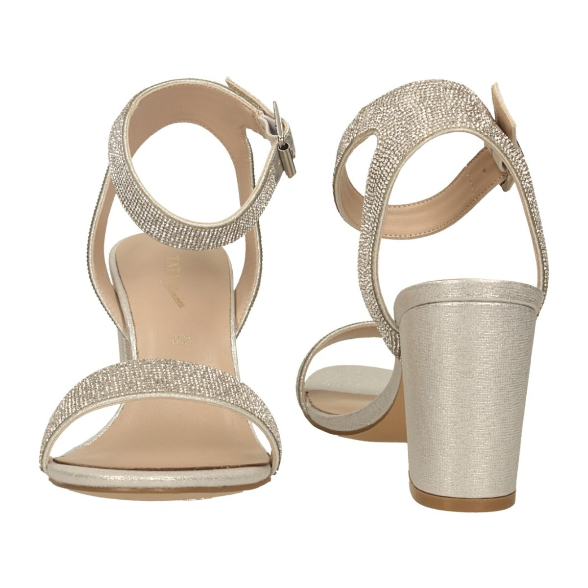 Sandali Donna Tata Italia Argentato