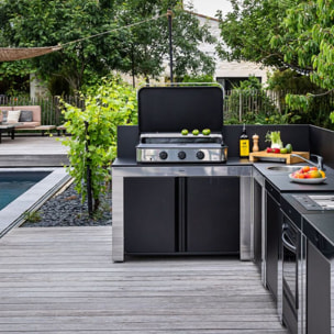 Couvercle plancha ENO Plancha 80 Noir CPS8085