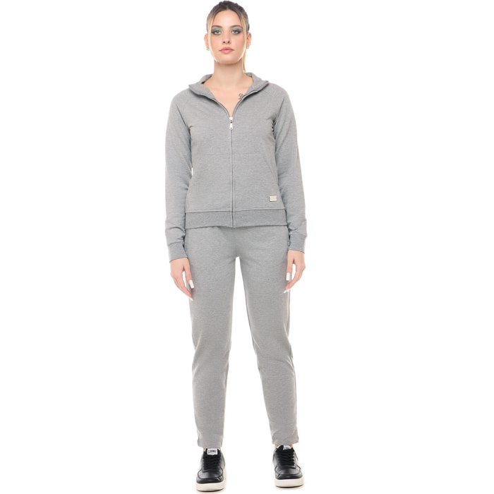 Tuta da donna con colletto e zip non Felpeta Leone Be Glam