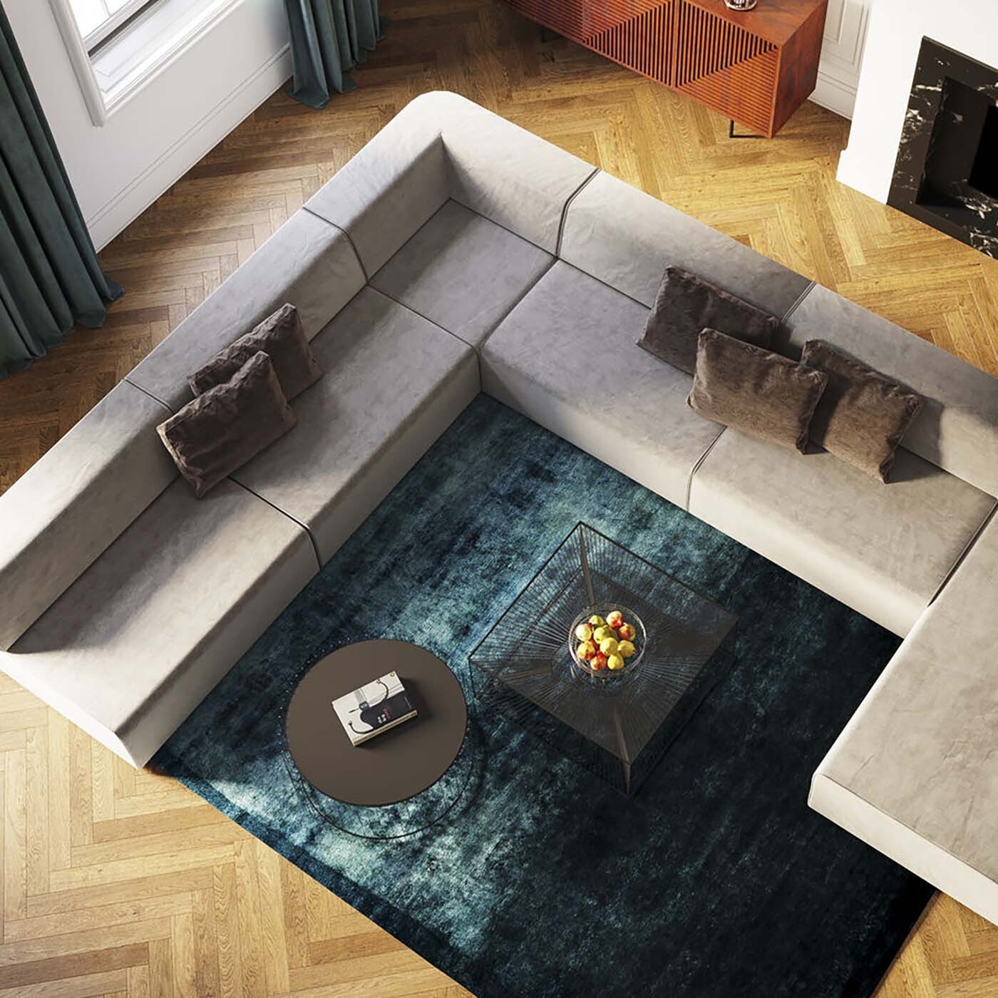 Angle de canapé Infinity gris Kare Design