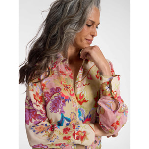 Elena Mirò - Camisa estampada - Rojo