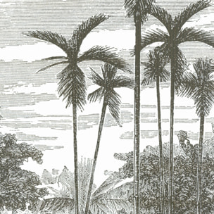 Abattant wood slim déclipsable esprit exotique - Gris clair