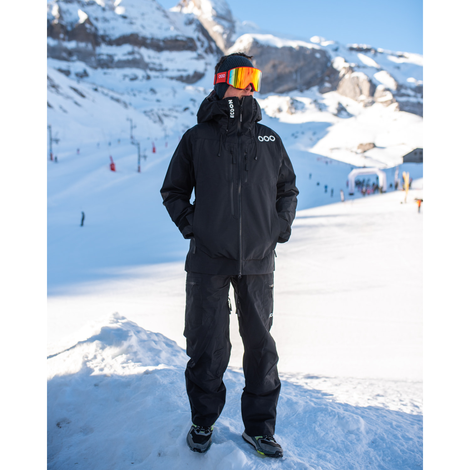 Pantalones ECOExplorer Pants Men marca ECOON - Negro