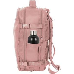 Mochila viaje cabina portatil 15,6 safta "rosa"
