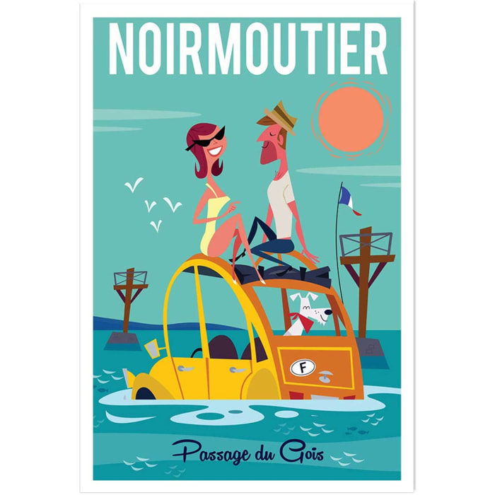 Affiche Noirmoutier Affiche seule