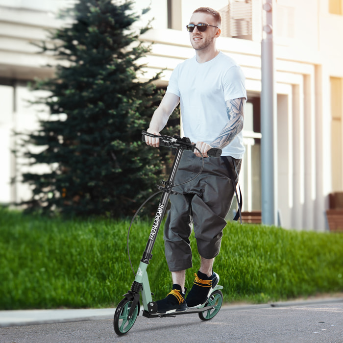 Patinete Plegable para Niños +14 Años con Manillar Ajustable 91,5x36,5x91-104 cm