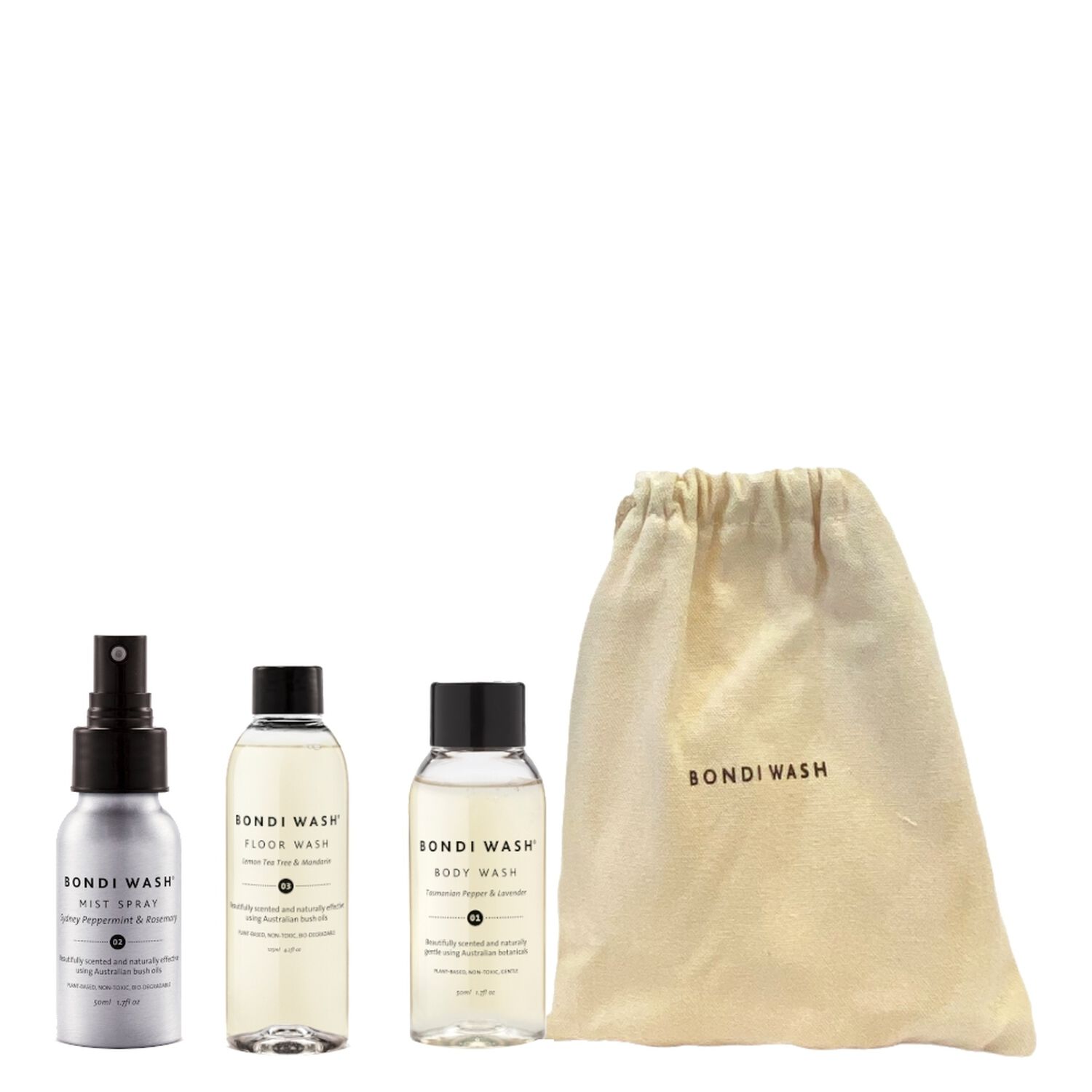 Découverte - Kit Brume - Nettoyant Sols - Gel douche