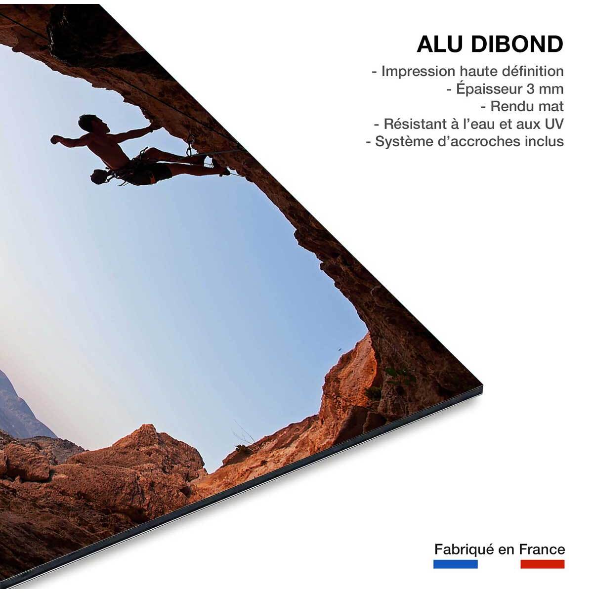 Tableau Tableau photo escalade Tableau alu Dibond
