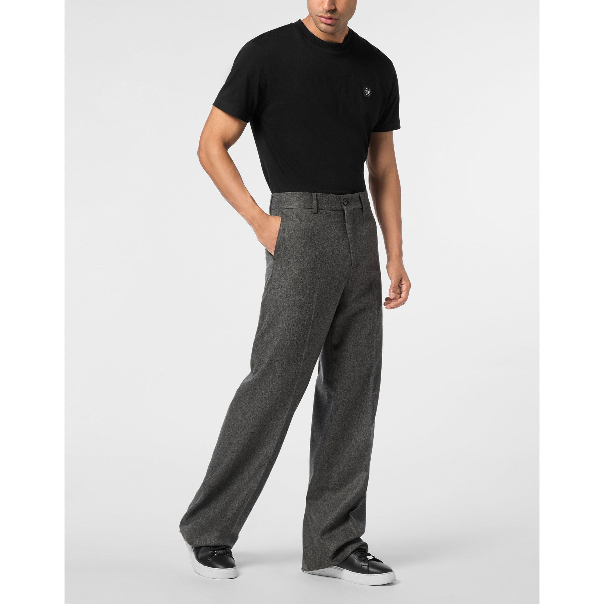 PHILIPP PLEIN Pantalones de pata ancha