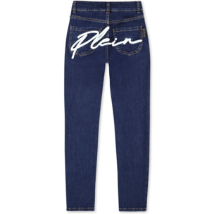 PHILIPP PLEIN Denim Trousers HEXAGON