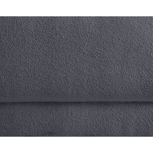 Charlie - fauteuil - pieds hauts - en tissu - Gris