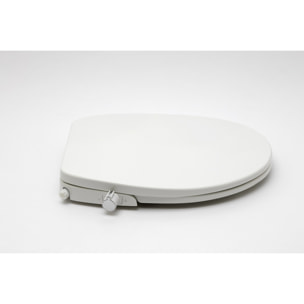 Abattant WC japonais siège de toilette Softclose sans électricité avec bidet intégré, blanc SATBEASY2233