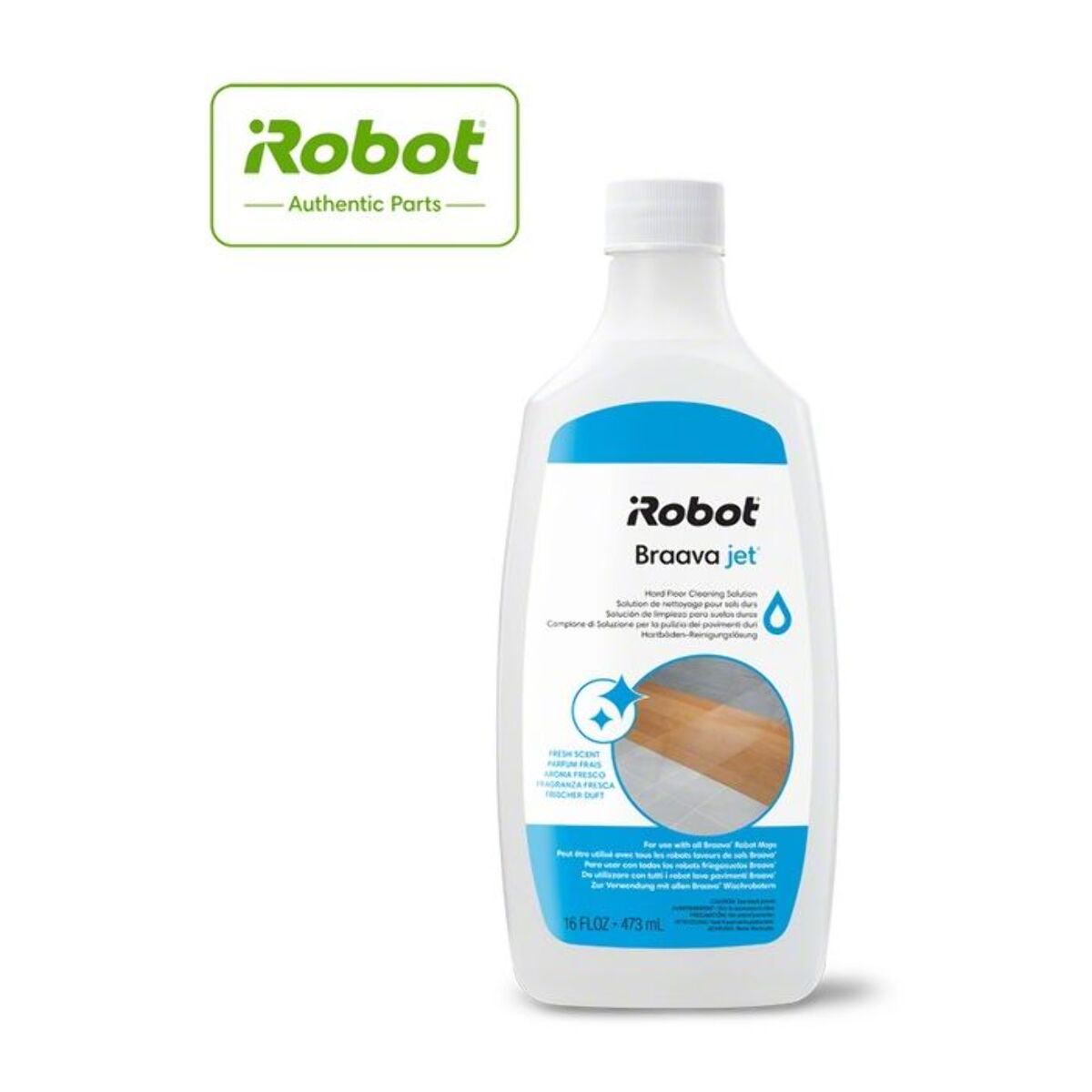 Détergent IROBOT Lavage sols durs robot Braava Jet M6 - 473 mL