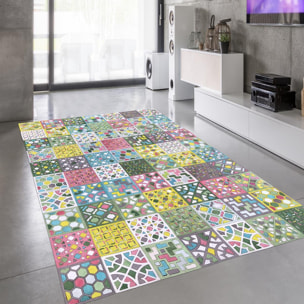 Tapis peau de vache kilm fait à la main DATA