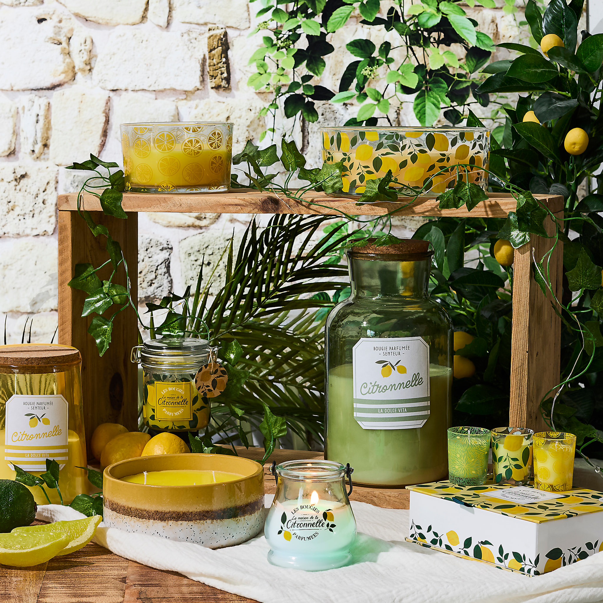 Bougie Parfumee Ceramique Citronnelle