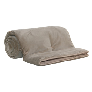 Edredon en velours - Naturel
