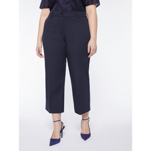 Fiorella Rubino - Pantaloni cropped eleganti - Blu