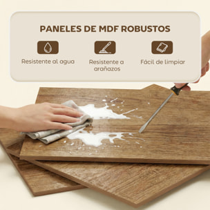 Estantería de 5 Niveles, Biblioteca Estrecha, Librería en Forma de S, para Salón, Dormitorio, Estudio, Oficina, 80x24x200 cm, Roble