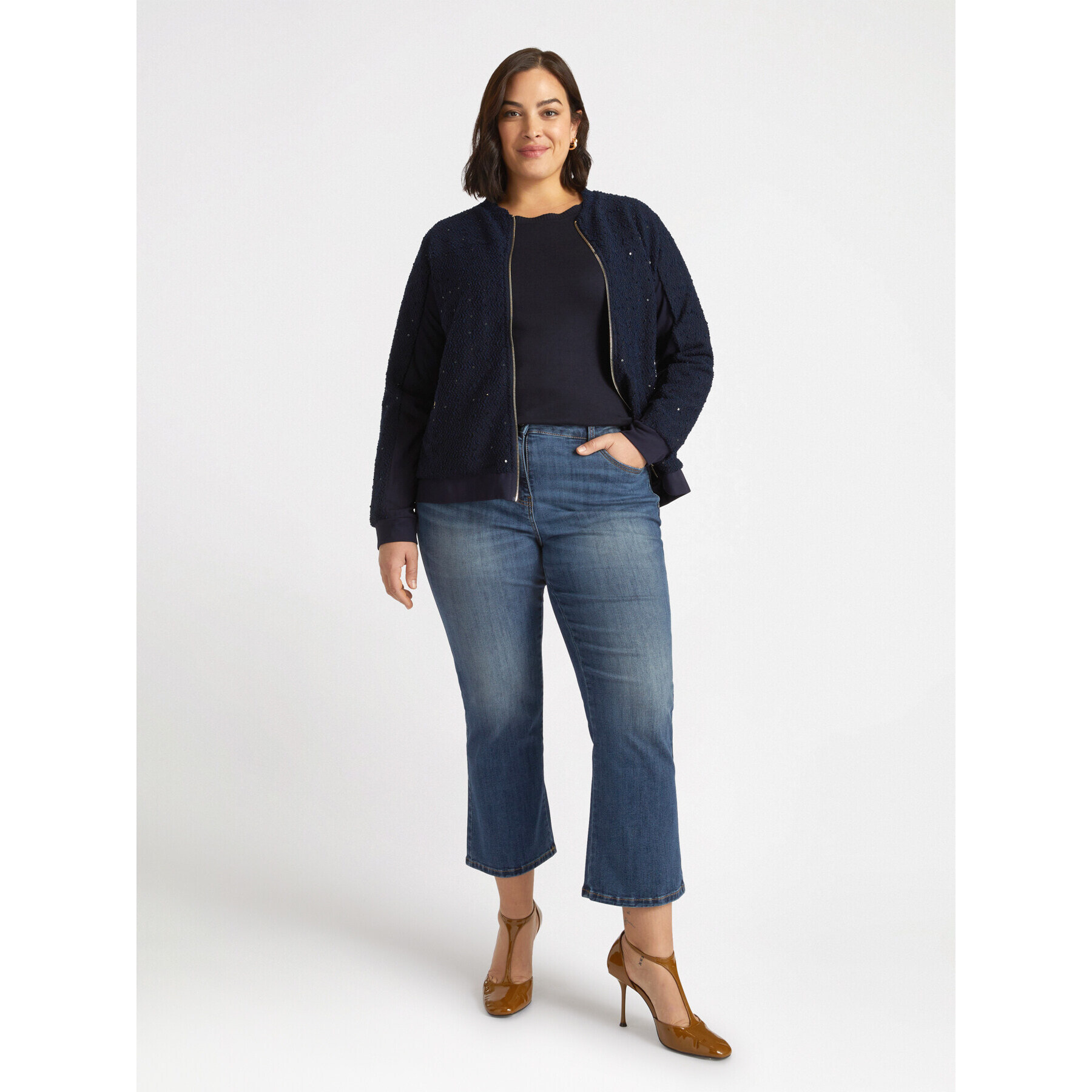 Fiorella Rubino - Vaqueros acampanados - Light - blue