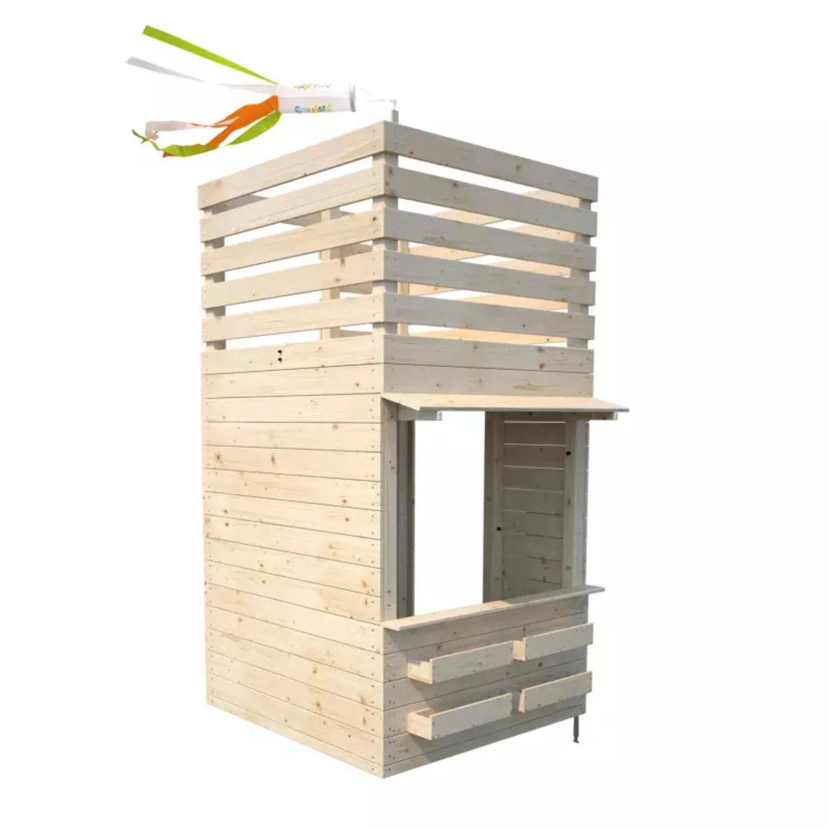 Maisonnette en bois epicerie pour enfants - Shopping