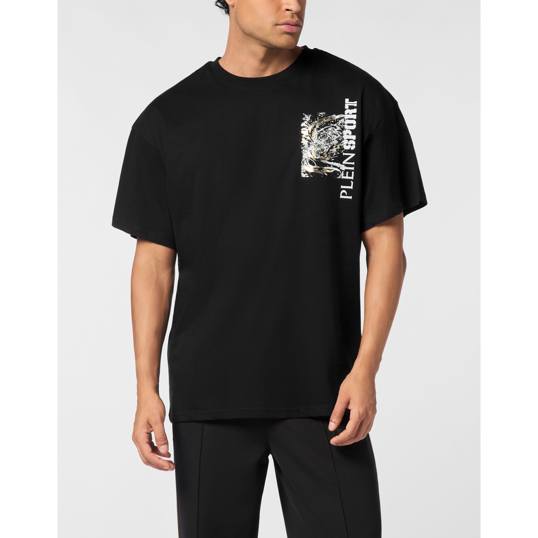 PLEIN SPORT Camiseta Cuello Redondo Ss TIGER