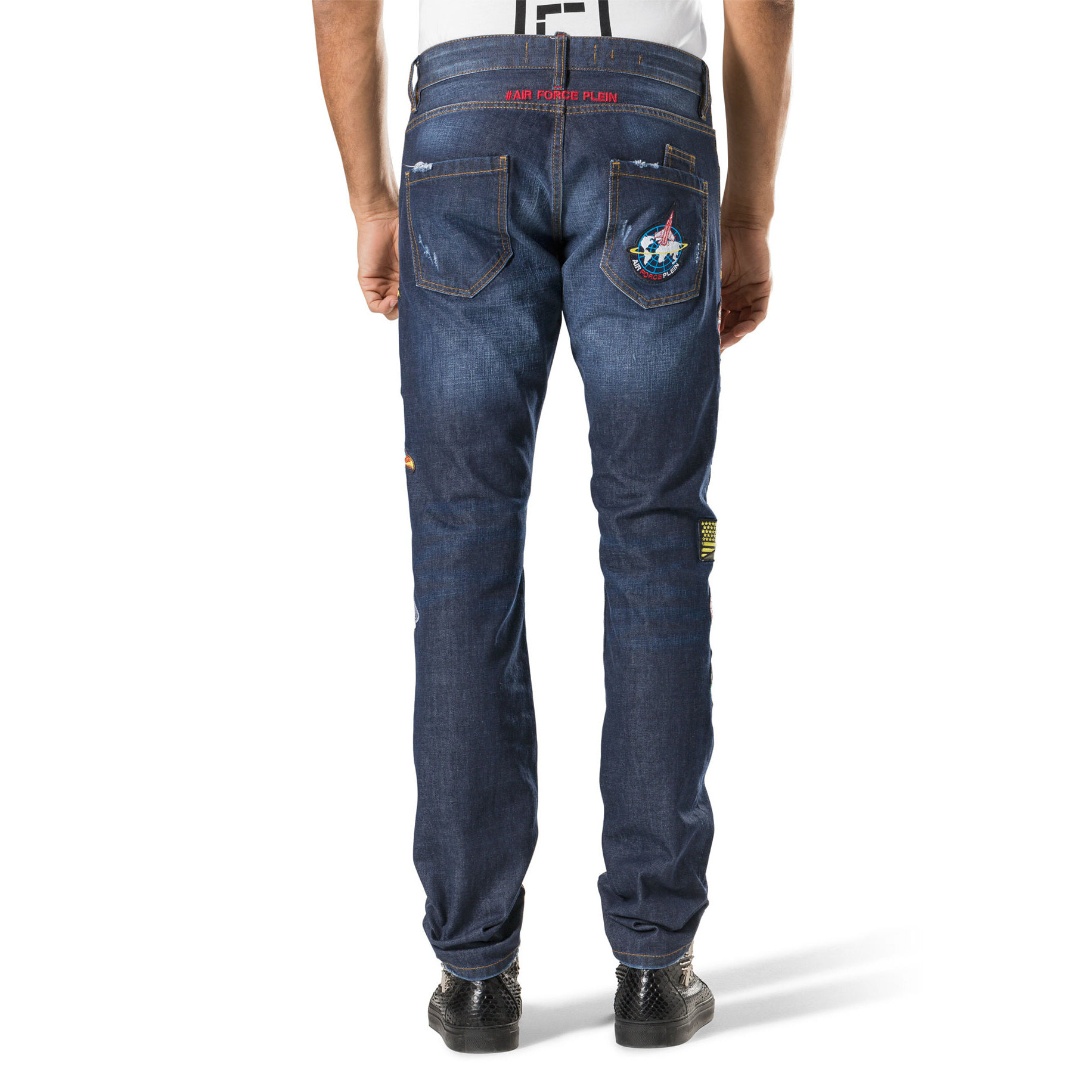 PHILIPP PLEIN straight cut "leaving it"