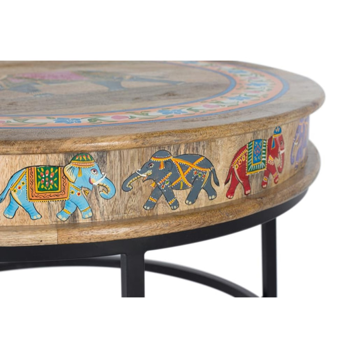 Table basse 47x80cm diam.