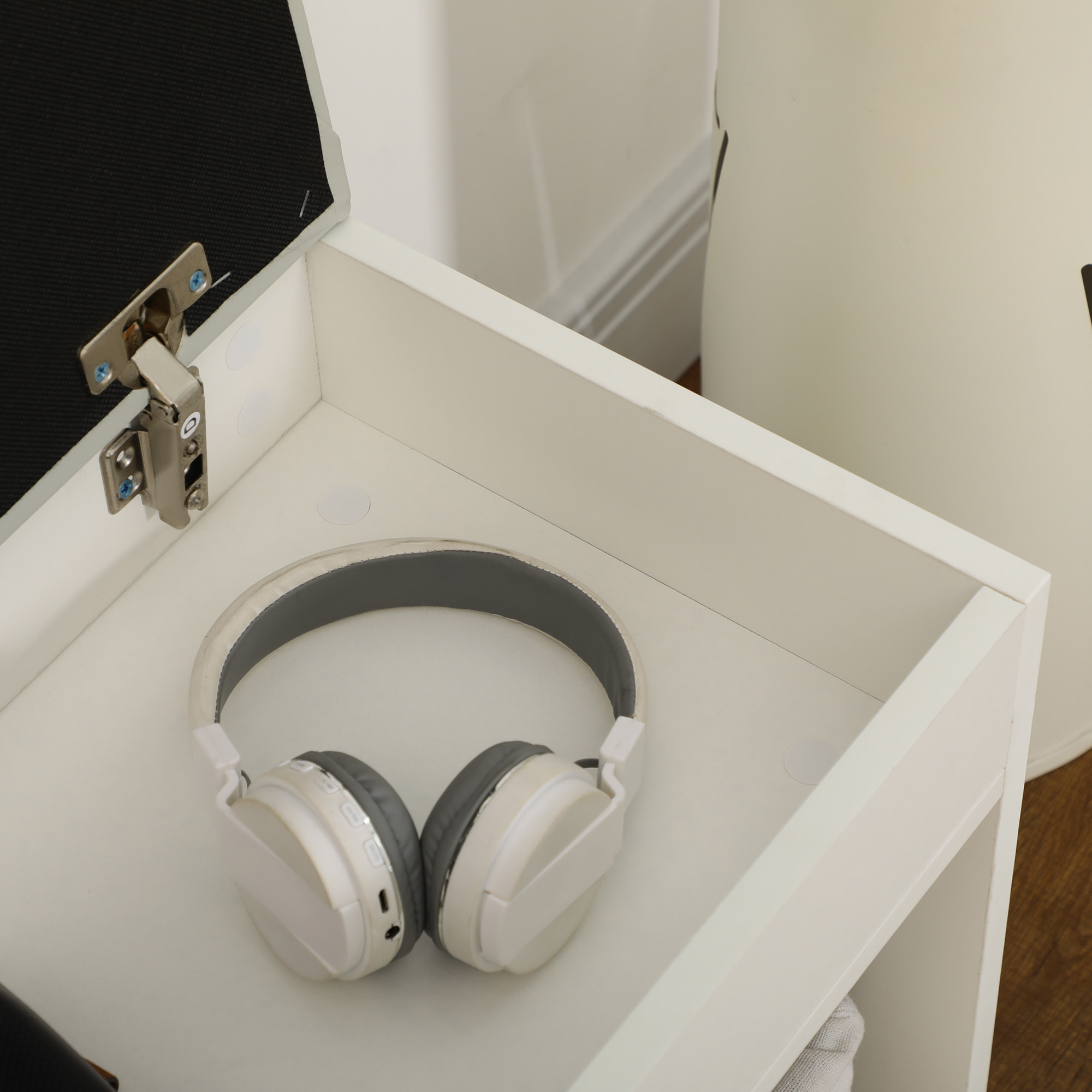 Armario Zapatero para Almacenamiento con Asiento Blanco