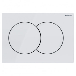 Pack WC sans bride Brevis, fixations invisibles + Abattant softclose slim + Bâti support Geberit UP100 + Plaque blanche