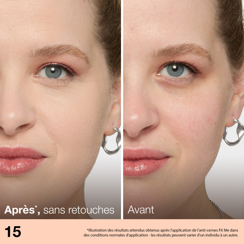 Maybelline New York Fit Me! Anti-cernes Anti-cernes 15 Clair 6,8 MLT