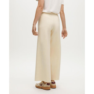 Pantaloni in maglia con paillettes laterali