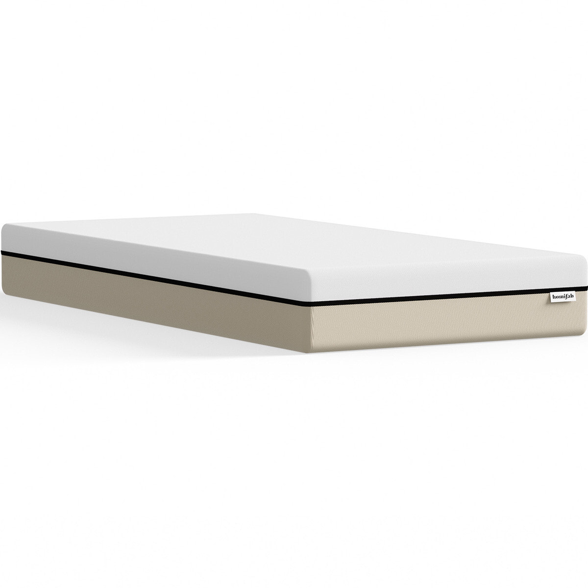 Matelas Hybride à ressorts ensachés et mémoire de forme, 25cm - SPRING ELITE