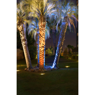 LEDS C4 Empotrable de suelo IP65-IP67 Gea Power LED Round ø180mm LED 11 Blanco cálido - 3000K ON-OFF Acero inoxidable AISI 316 796lm