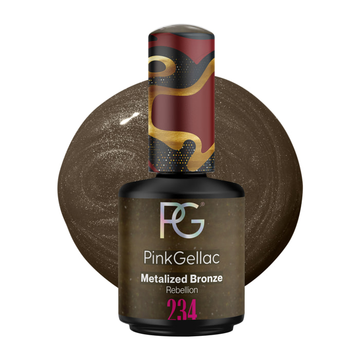 Vernis semi-permanent - 234 Metalized Bronze - 15 ml