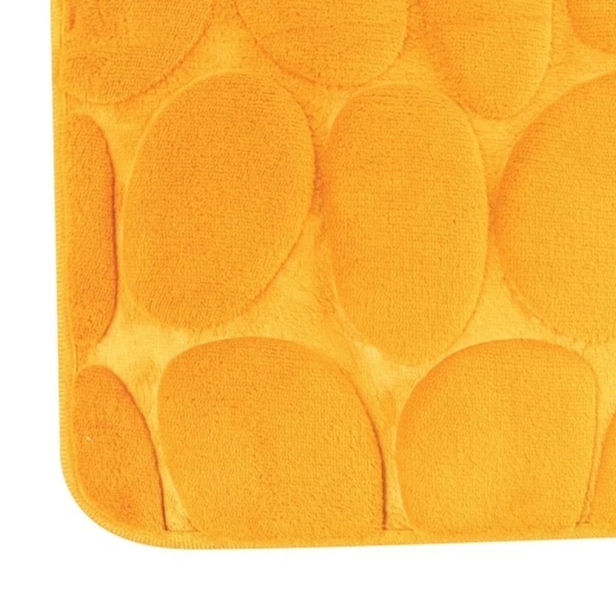 MSV Tapis de bain Microfibre PEBBLE 40x60cm Safran