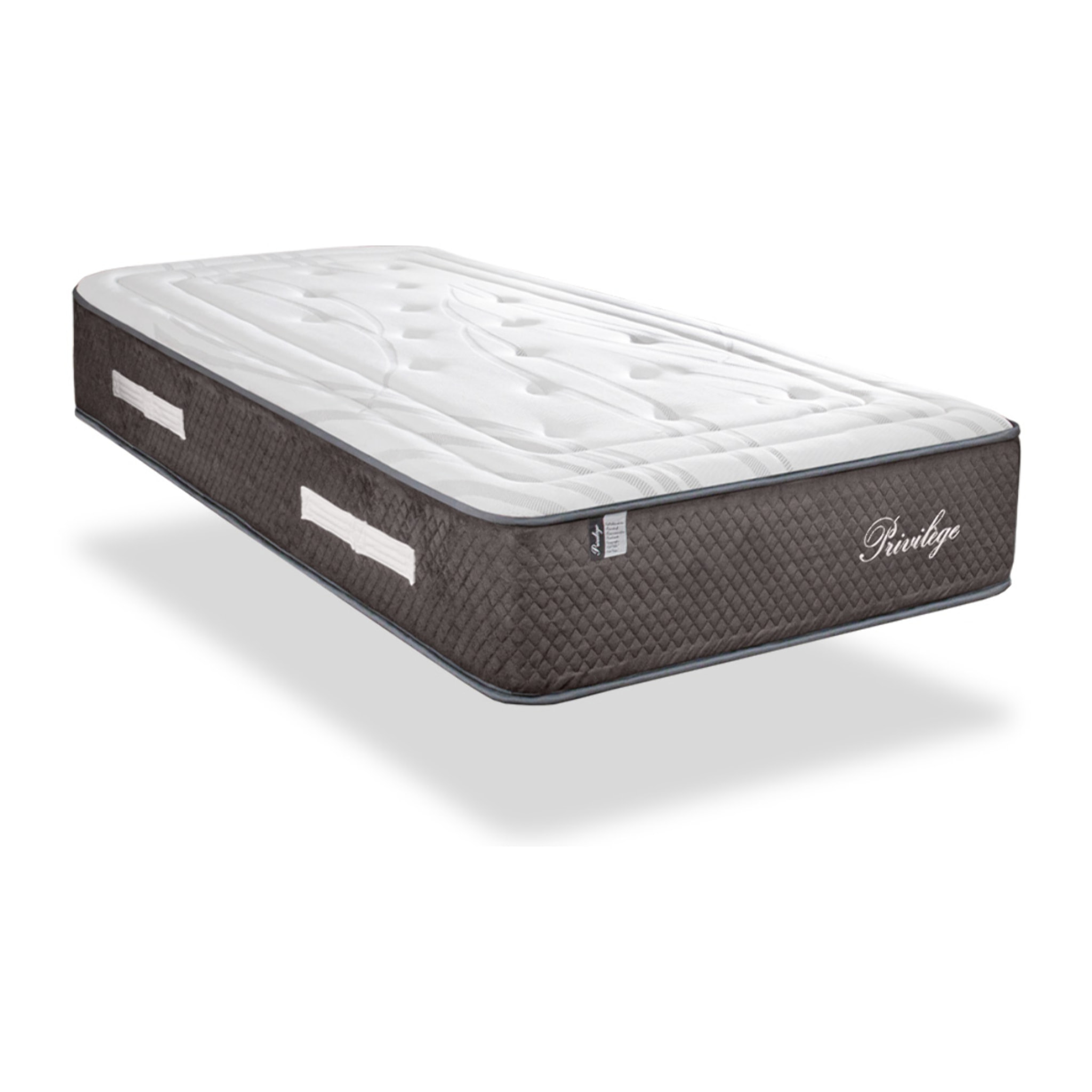 Ensemble Matelas Ressorts ensachés Privilège avec sommier en bois