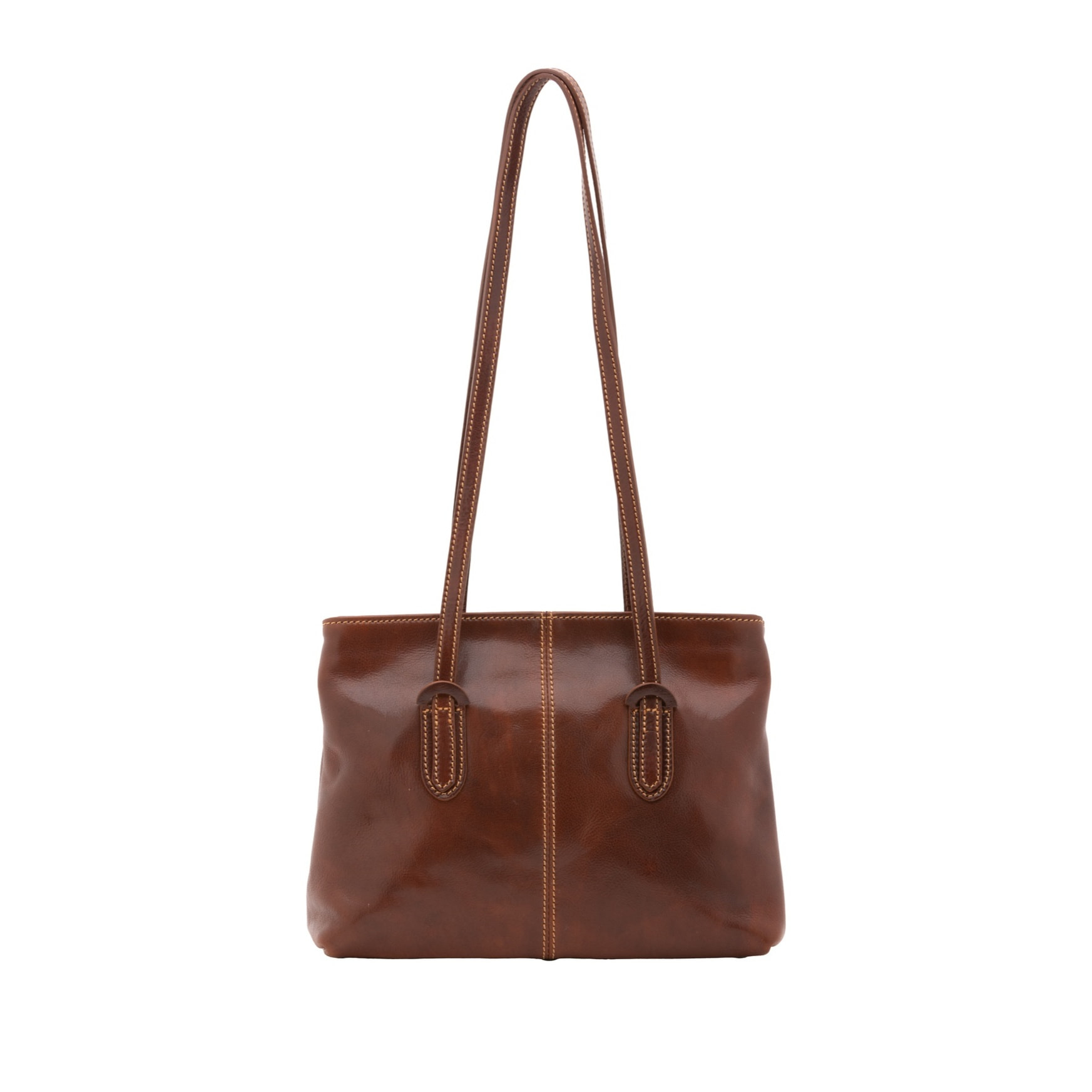 Borsa a spalla da donna - Modello False - Vera pelle - 23.0 x 30.0 x 12.0 cm