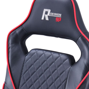 Silla gaming R-Design Negro - Rojo DRW