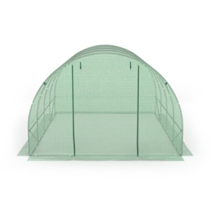 Serre tunnel verte 3x4m
