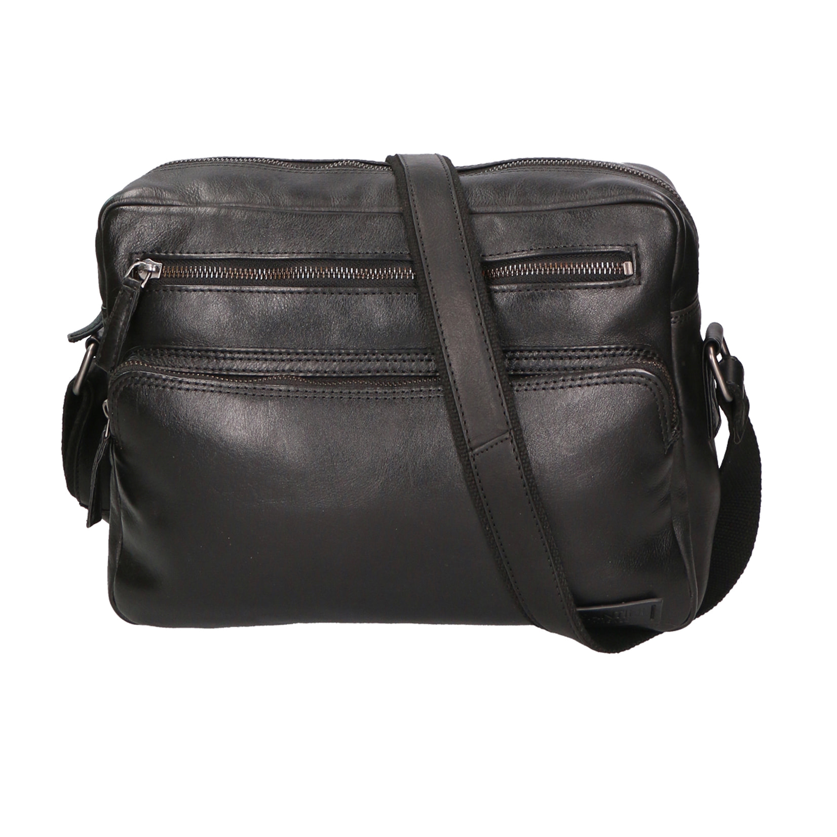 Borsa a tracolla unisex In Vera pelle Made in India 31x23x11 cm