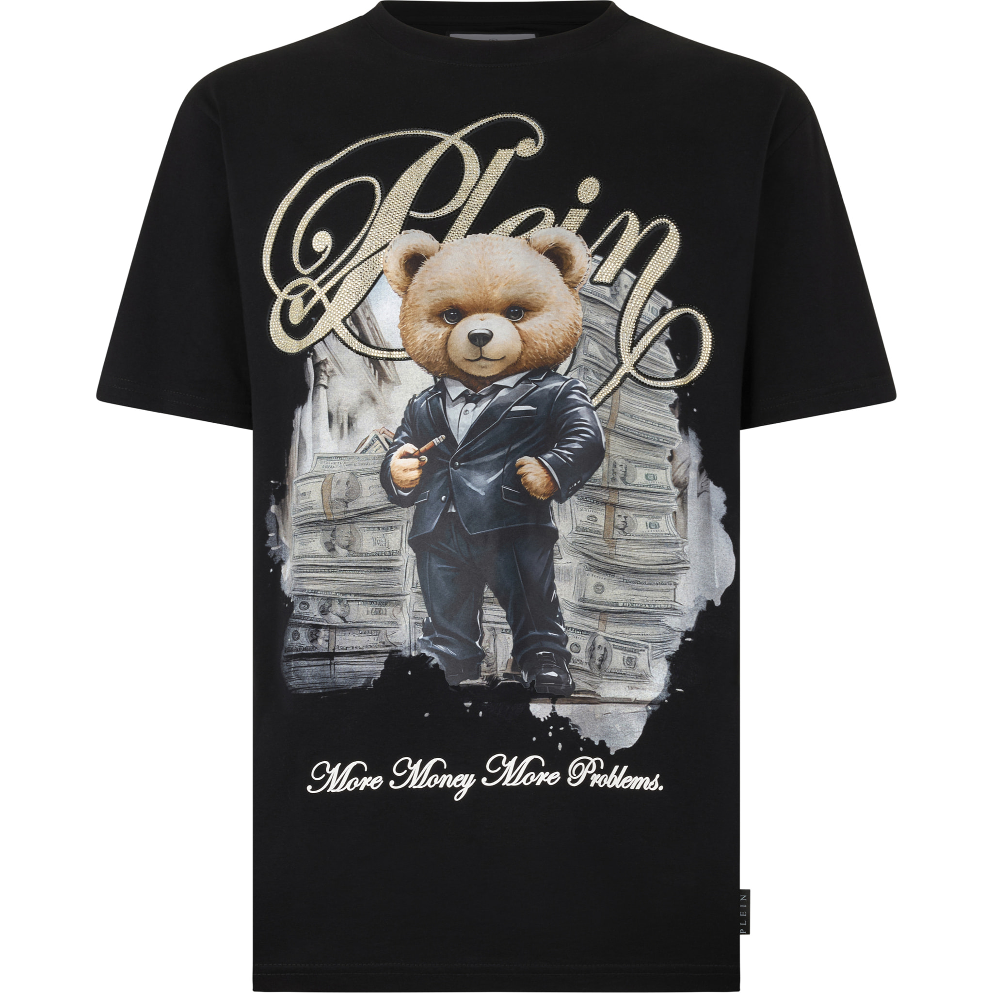 PHILIPP PLEIN Round Neck T-Shirt Teddy Money