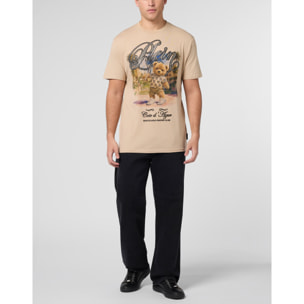 PHILIPP PLEIN Round Neck T-Shirt Teddy Tennis