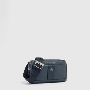 Piquadro Pochette uomo in pelle con tracolla