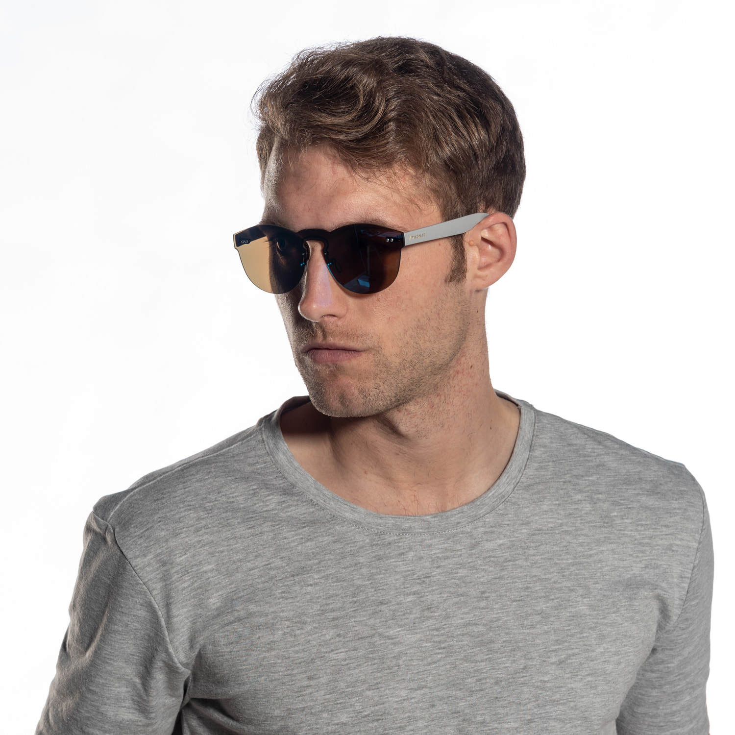 Gafas de sol PALO ALTO TALLIN - Plana revo azul cielo y brazo gris