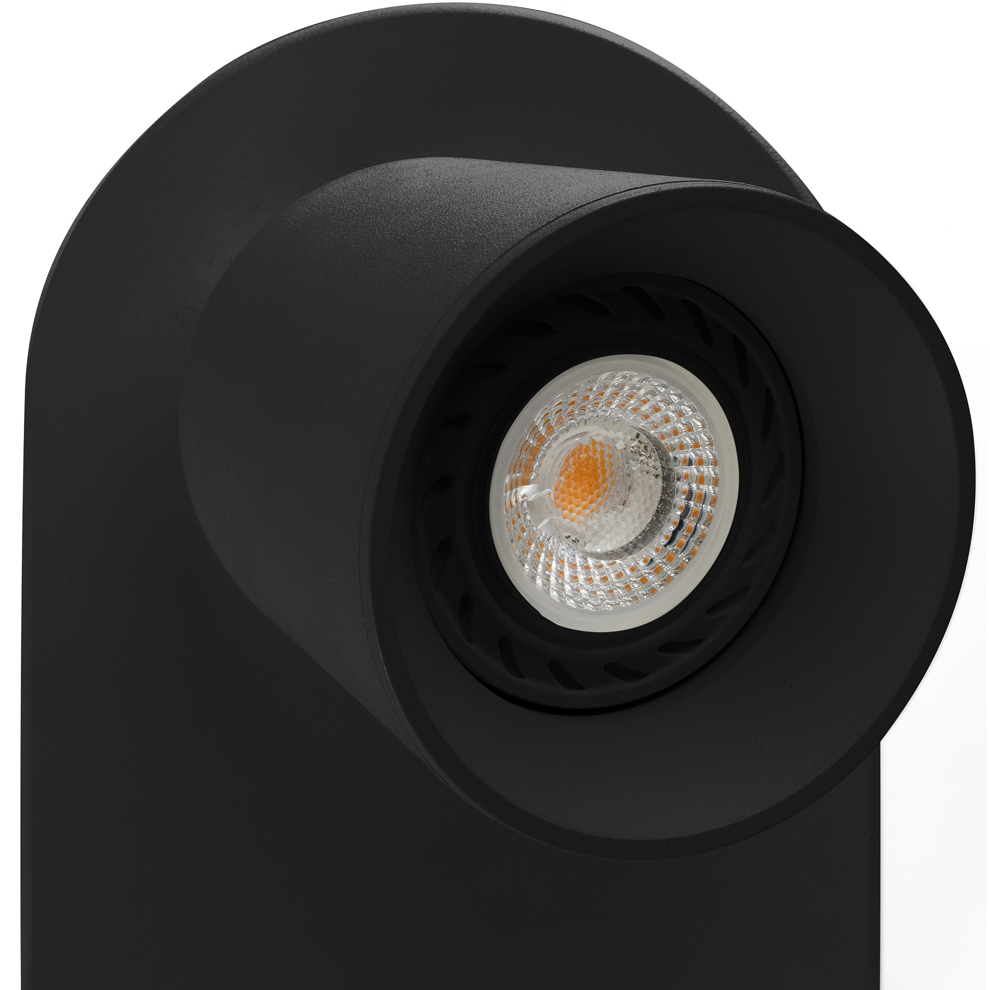 CORB Lampe applique noire GU10+USB