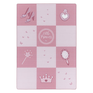 PLAY - Tapis enfant princesse rose - PLA2905ROS